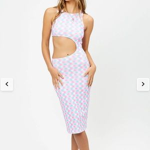 NWT FRANKIES CUT OUT DRESS